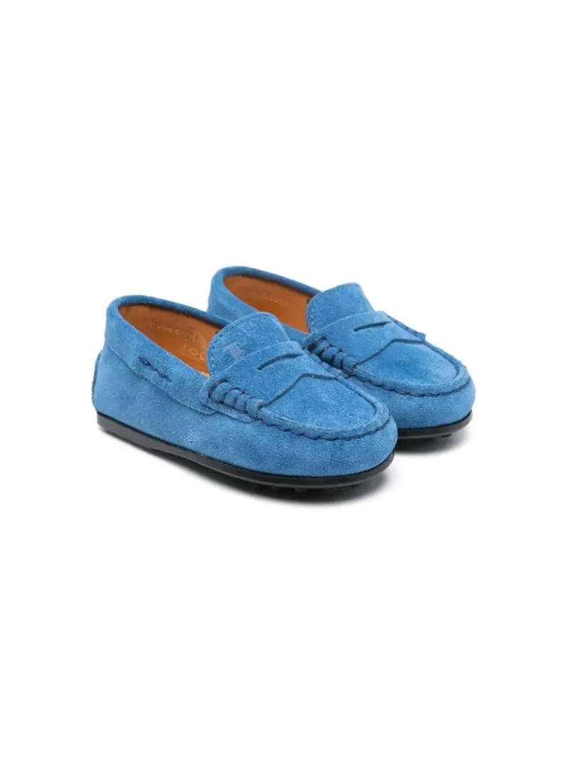 Mocassini blu cobalto per bambino