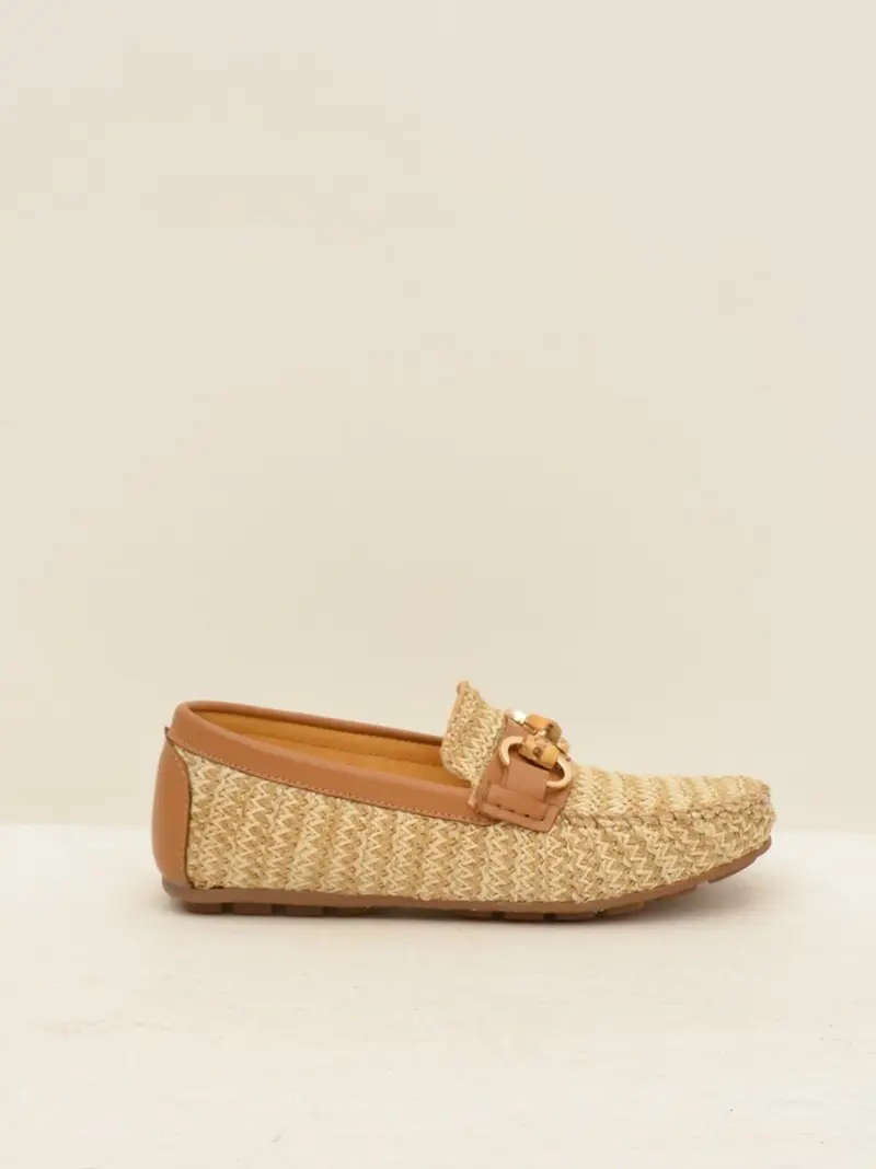 mocassino con accessorio