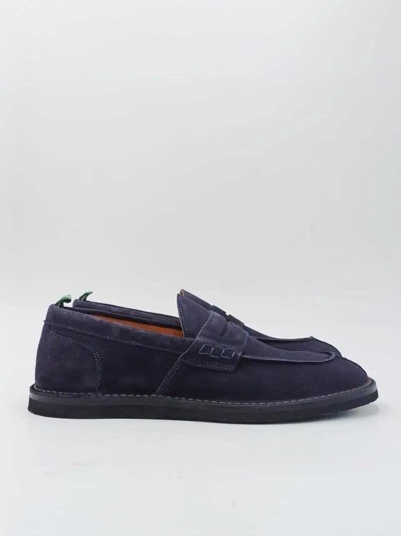 mocassino con passante ideal suola in gomma