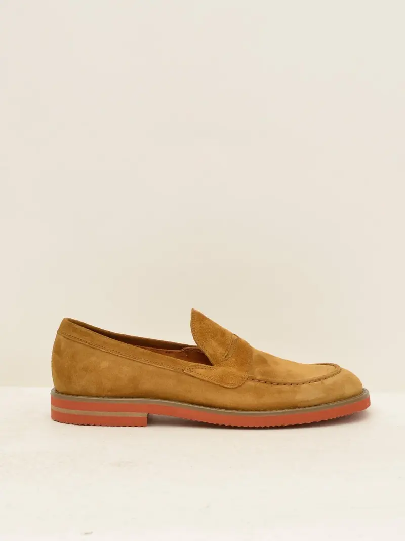 mocassino suola colorata