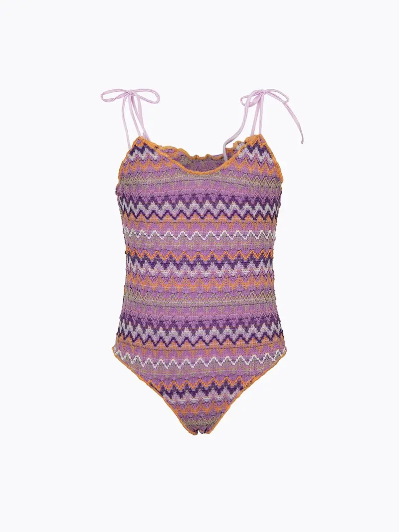 Monokini Bambina F**K Multicolor