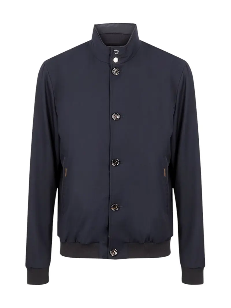 MOORER Giubbino Uomo BERNIE-PUM MOUBO100225 TEPA184 U0402 DARK BLUE