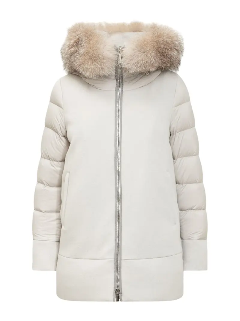 MOORER Piumino Donna Fresia-le MODGI300007 TEPA209 U0105 MARMO