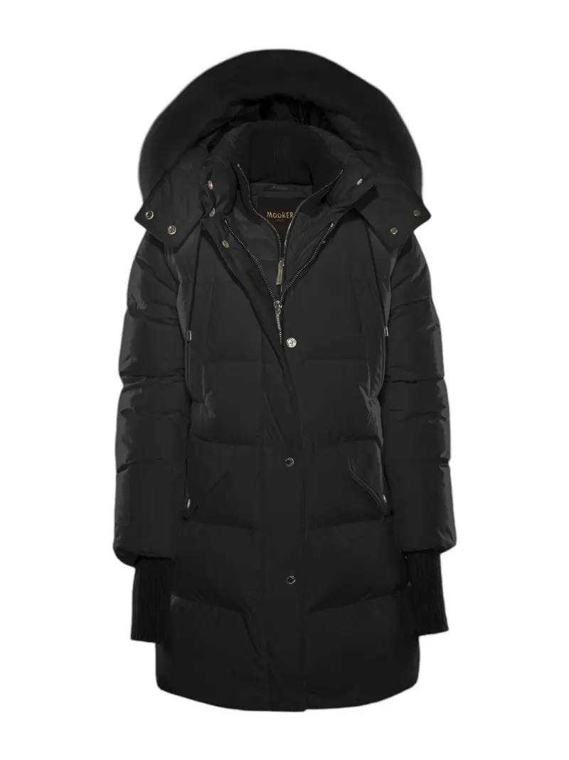 MOORER Piumino Donna Talassa-stp MODGI300008 TEPA023 U0001 NERO