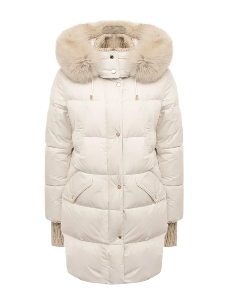 MOORER Piumino Donna Talassa-stp MODGI300008 TEPA023 U0103 AVORIO