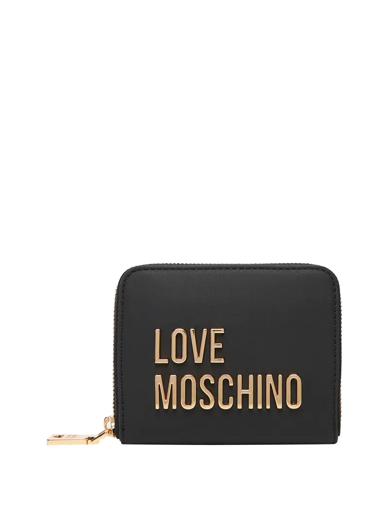 Moschino Portafoglio Logo Frontale Nero
