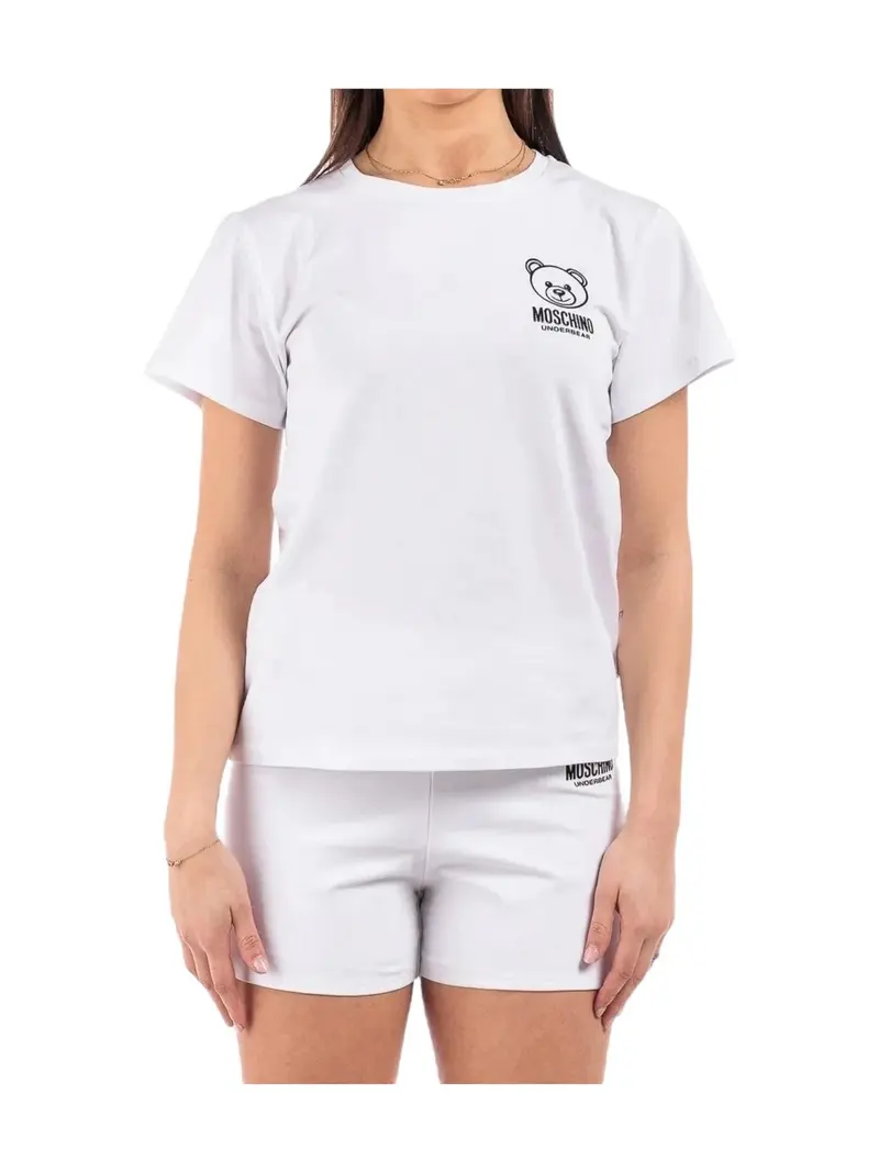 MOSCHINO UNDERWEAR T-Shirt e Polo Donna 241V6A0703 4406 1 Bianco