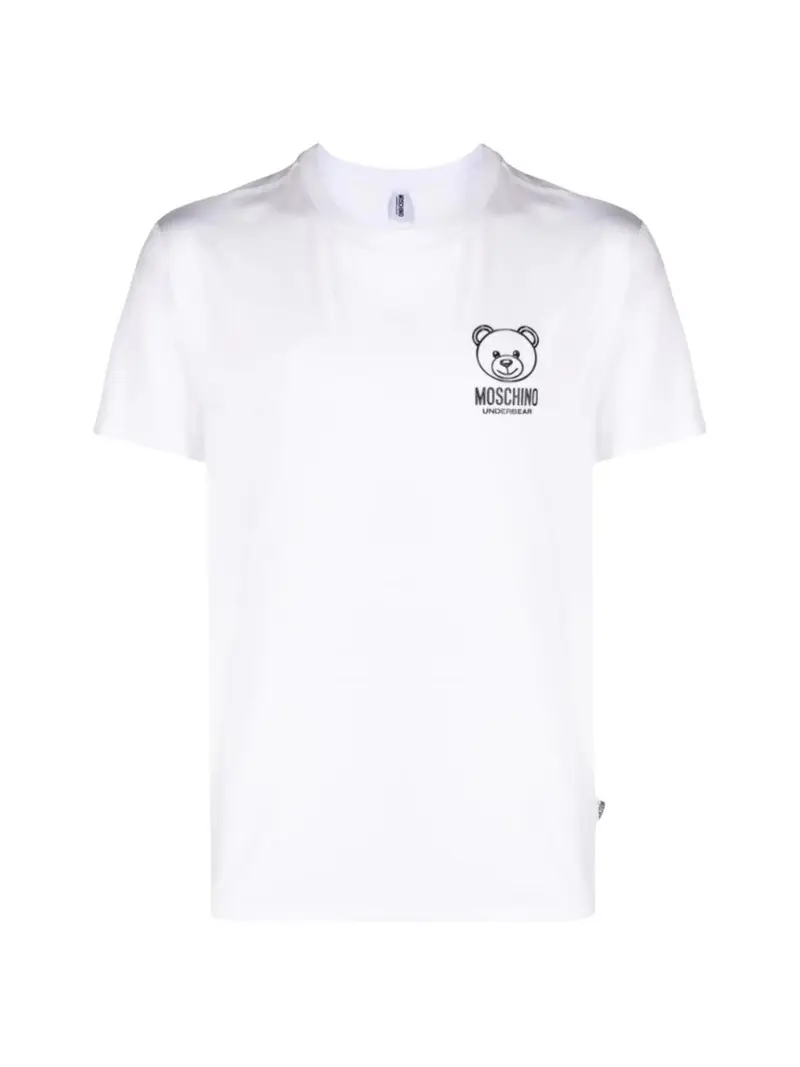 MOSCHINO UNDERWEAR T-Shirt e Polo Uomo 241V1A0703 4406 1 Bianco