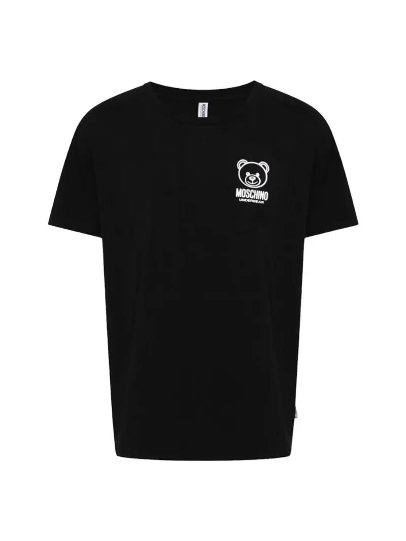 MOSCHINO UNDERWEAR T-Shirt e Polo Uomo 241V1A0703 4406 555 Nero