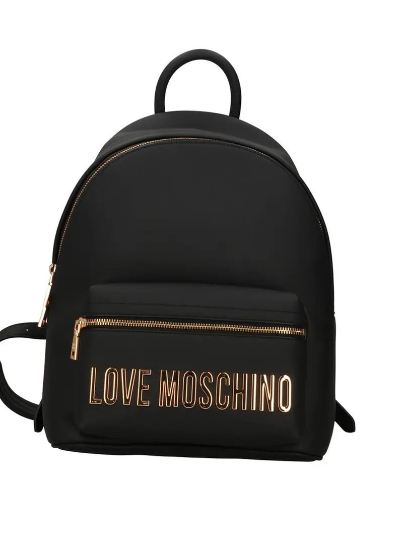 Moschino Zaino Logo Frontale Nero