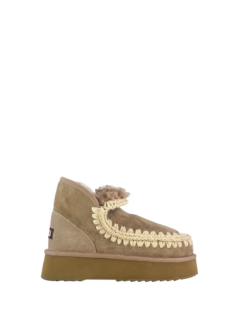 Mou Mini Eskimo Platform Boot Donna Grigio