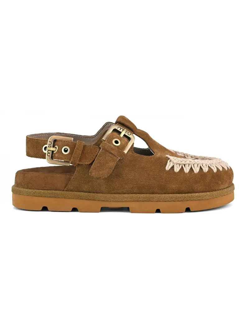 MOU Sandalo Donna Low bio mary jane MU.SW631004A NUTBR NUT BROWN