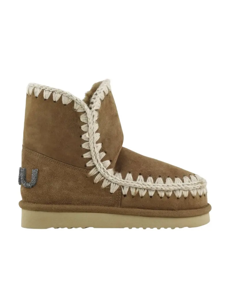 MOU Stivali e Stivaletti Donna ESKIMO 18 GLITTER LOGO MU.FW101050A COG COGNAC