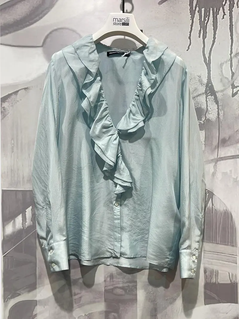 mulberry camiciaroof camicia rouches