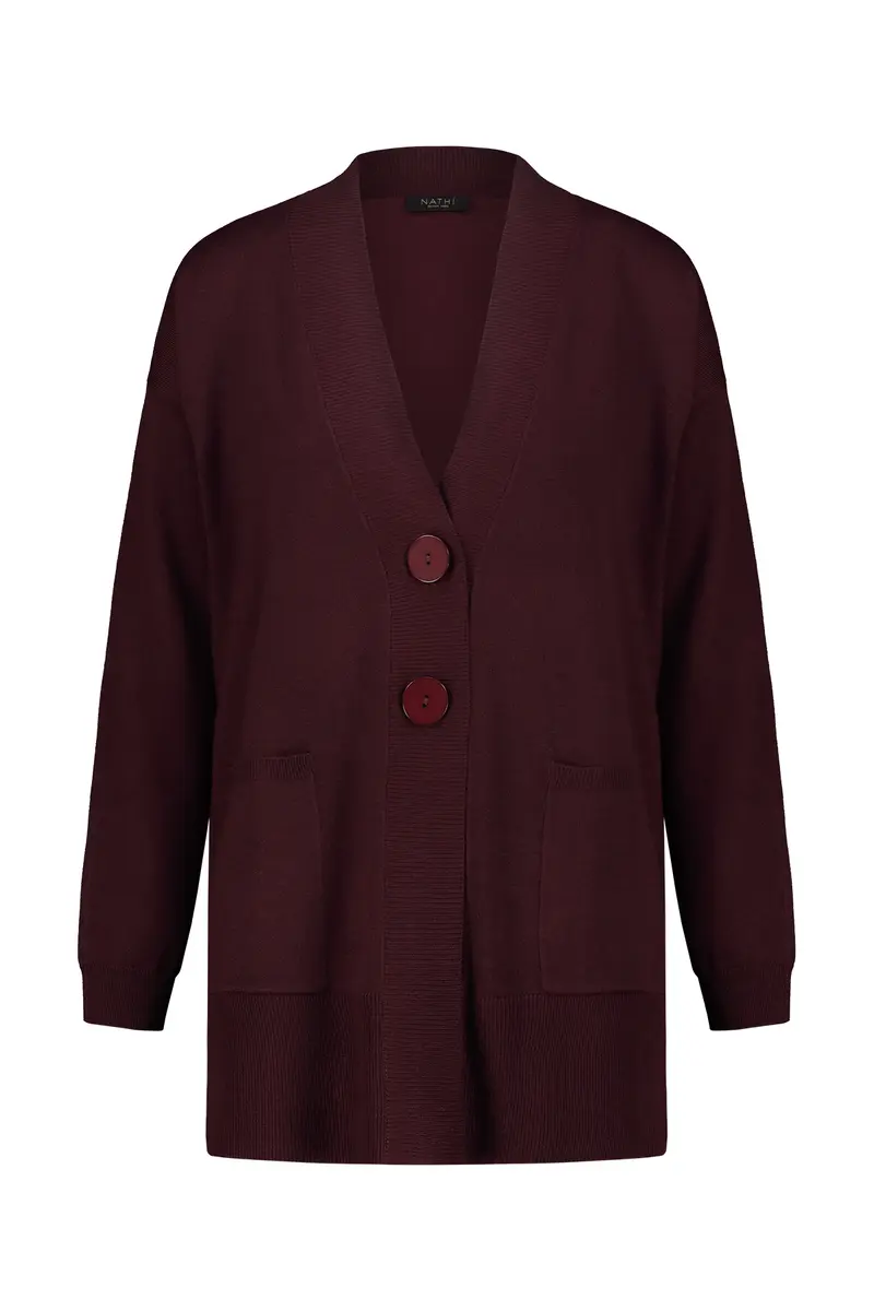 Nathi Luxury Cardigan Donna Vinaccia - Viola