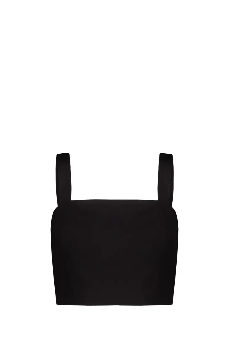 Nathi Luxury Top Donna Nero