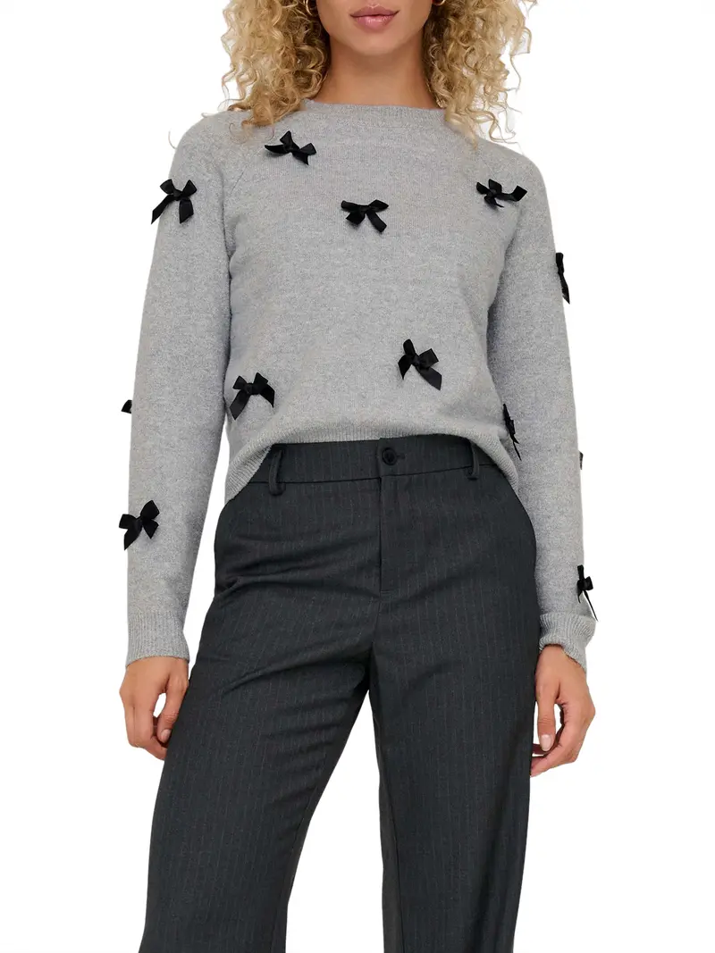 Only Maglia Onlnoelle Grigio