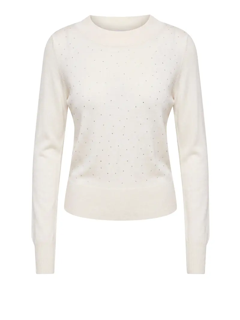 Only Maglione Onlnew Solita - Bianco
