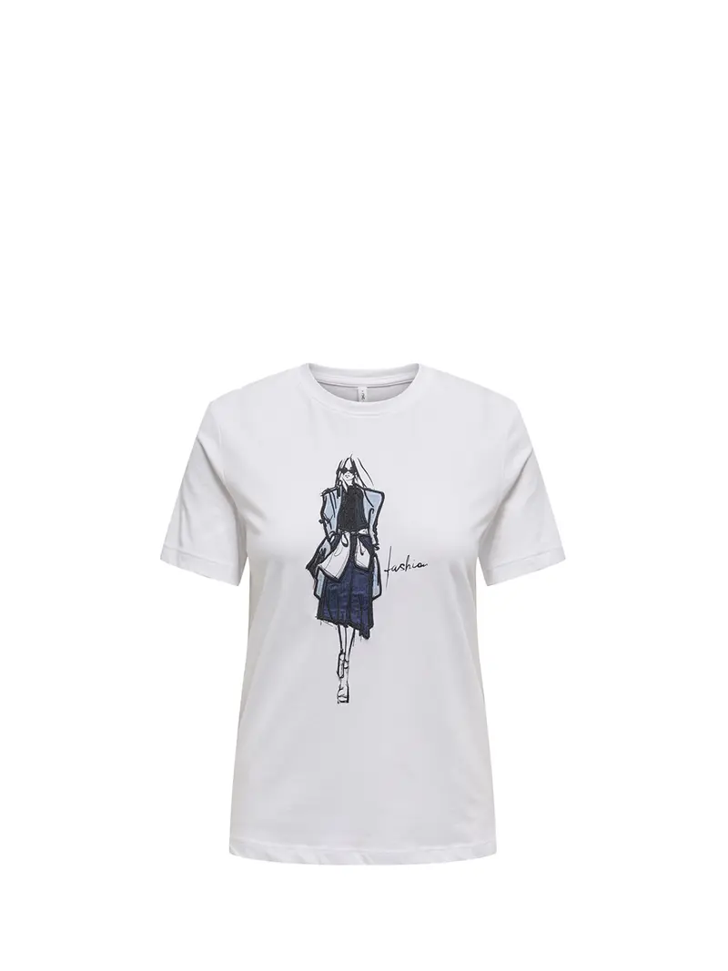 Only T-Shirt Donna Bianco