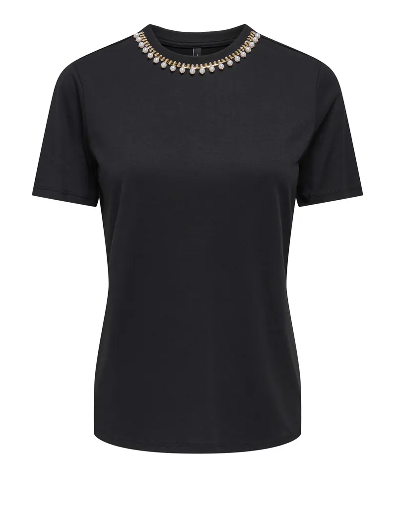 Only T-Shirt Onlsanja - Nero