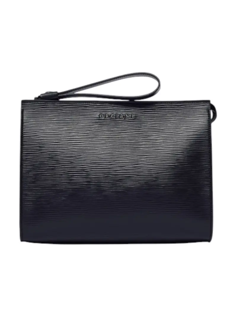 ORCIANI Pochette Uomo (WAY) POLO STAMPA PAGLIA SU0127 PLS NER Nero