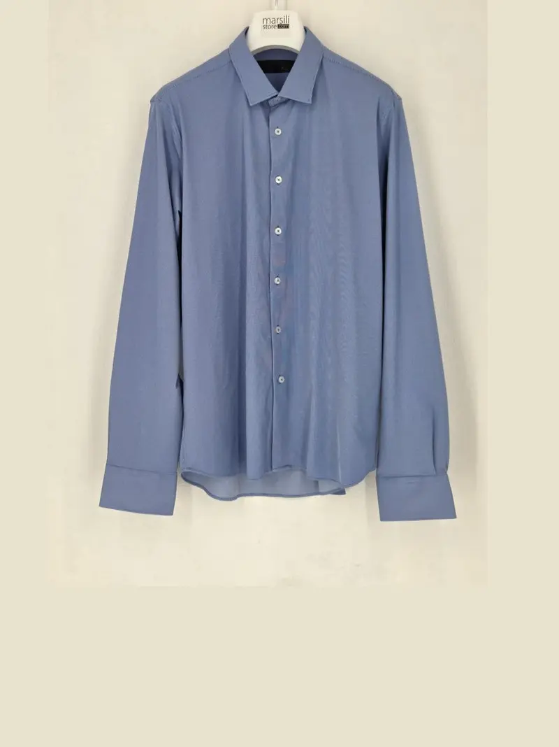 oxford jaquard open shirt