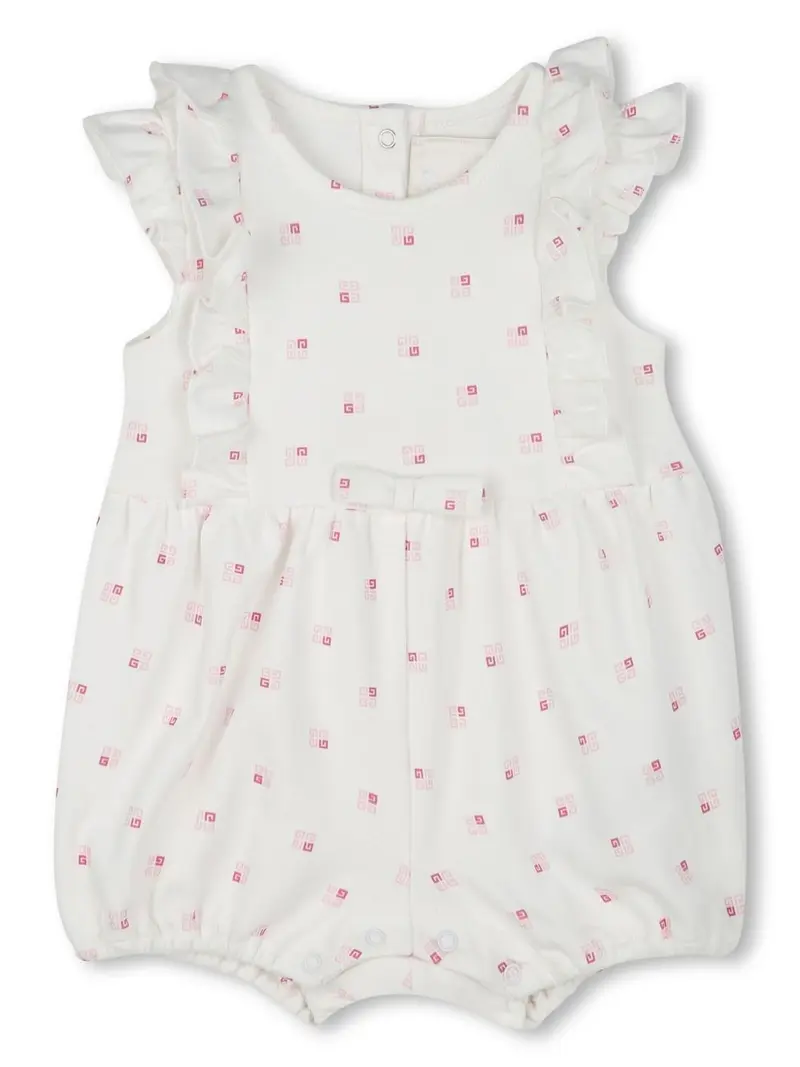 Pagliaccetto bianco per neonata