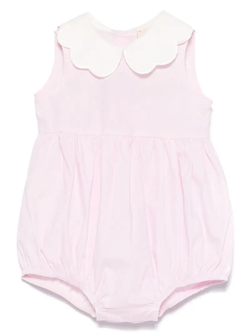 Pagliaccetto rosa chiaro per neonata