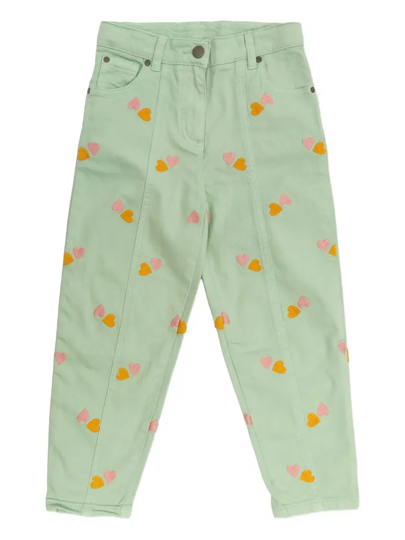 Pantalone con motivo a cuore