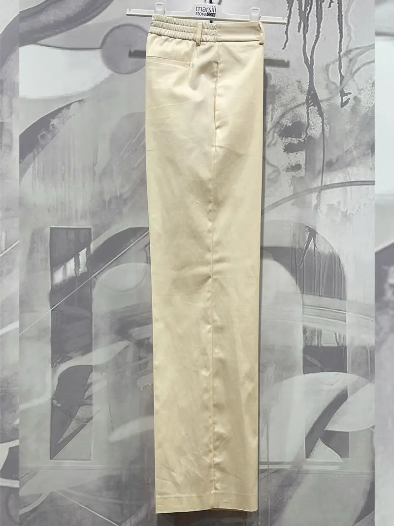 pantalone palazzo dietro elastico