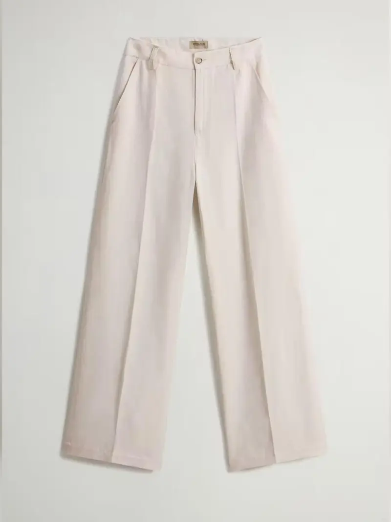 pantalone palazzo lino viscosa