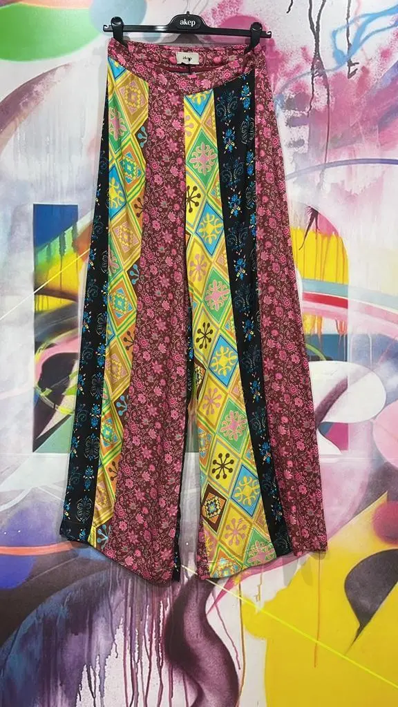 pantalone patchwork