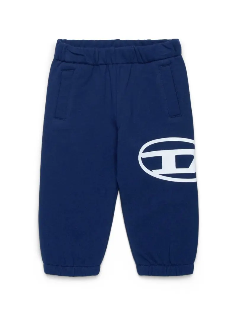 Pantalone per neonato in cotone blu