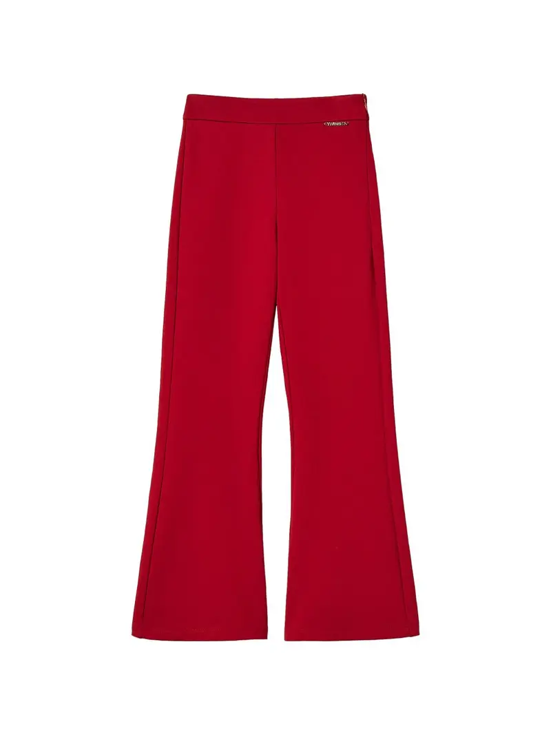 Pantalone rosso ruby per bambina