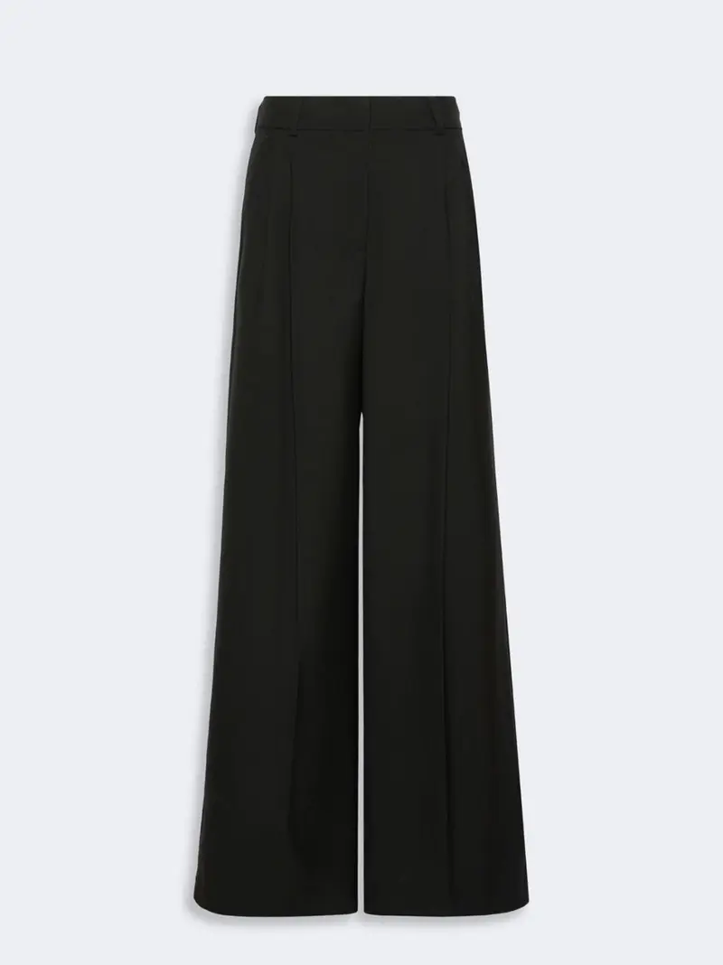 pantalone tela lana pinces