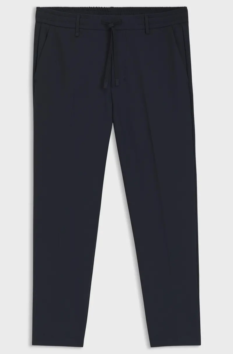 Pantaloni a taglio stretto con finitura idrorepellente