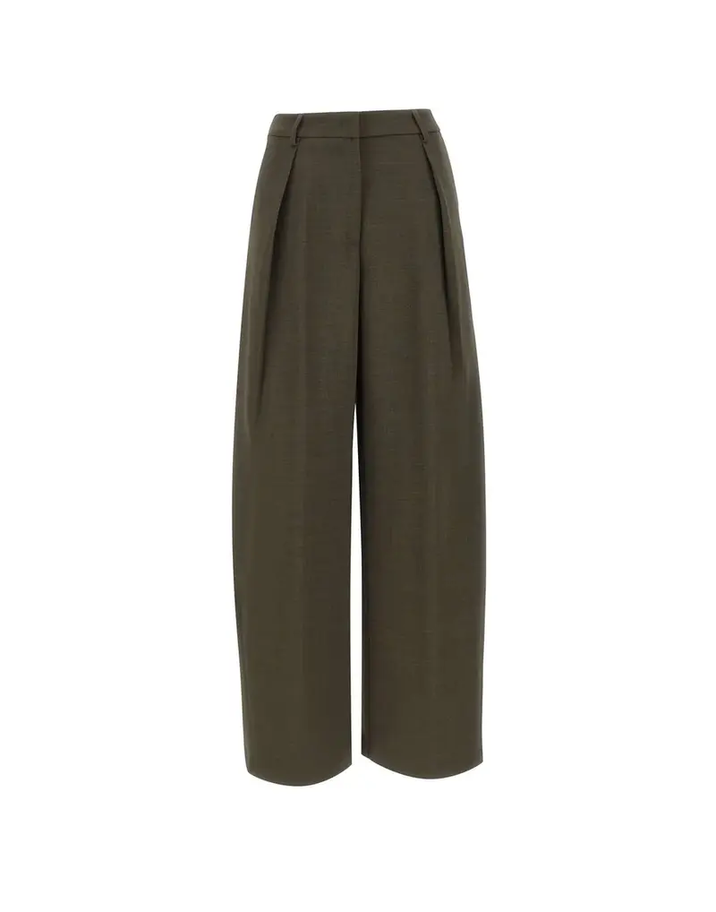Pantaloni ampi con pinces
