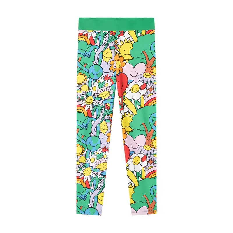 Pantaloni con stampe colorate