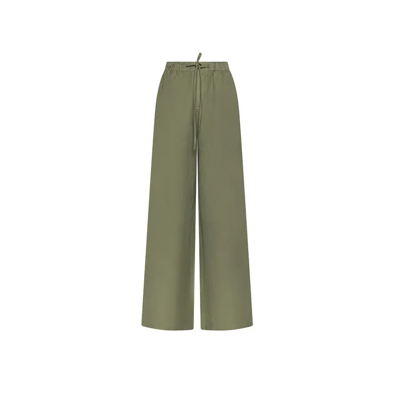 Pantaloni in lino con coulisse