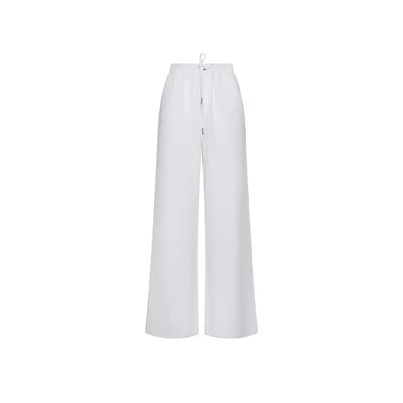 Pantaloni in lino con coulisse
