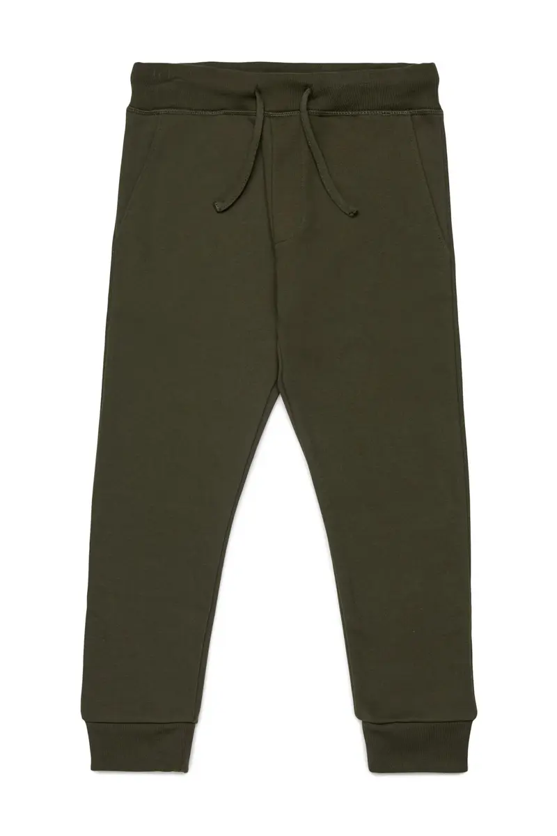 Pantaloni in pile con logo