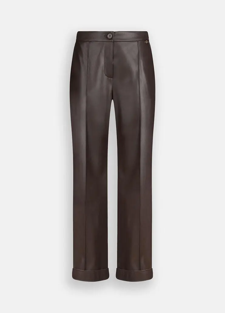 Pantaloni in tessuto spalmato