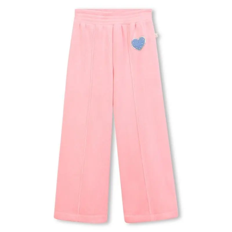Pantaloni in velluto fluo