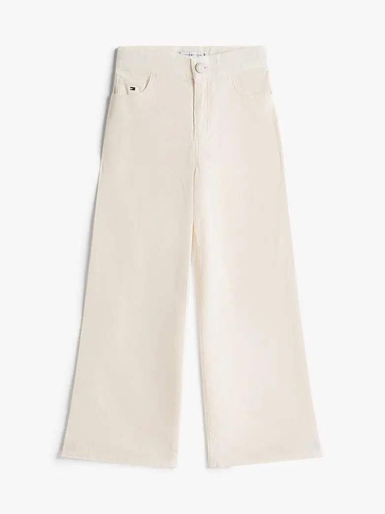 Pantaloni Mabel larghi a vita alta in velluto