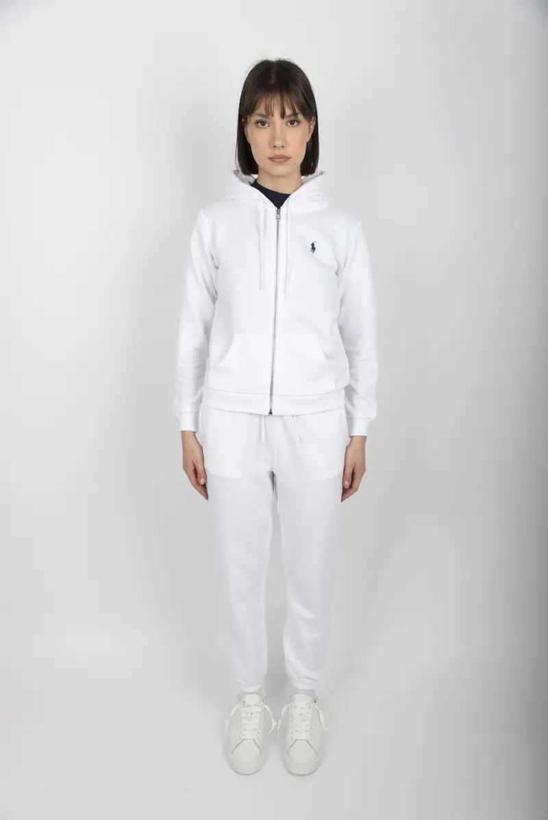Pantaloni sportivi in felpa white