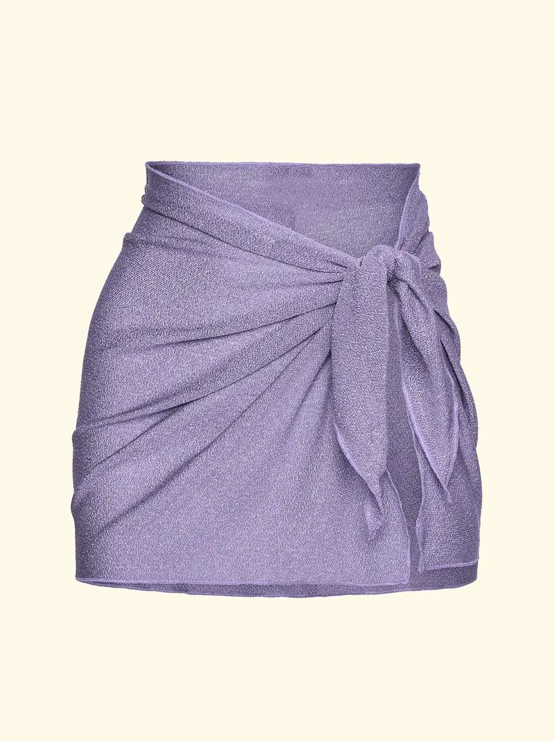 Pareo corto donna lilla