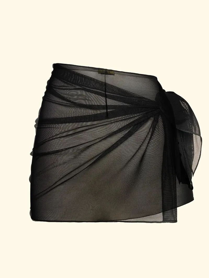 Pareo corto donna nero