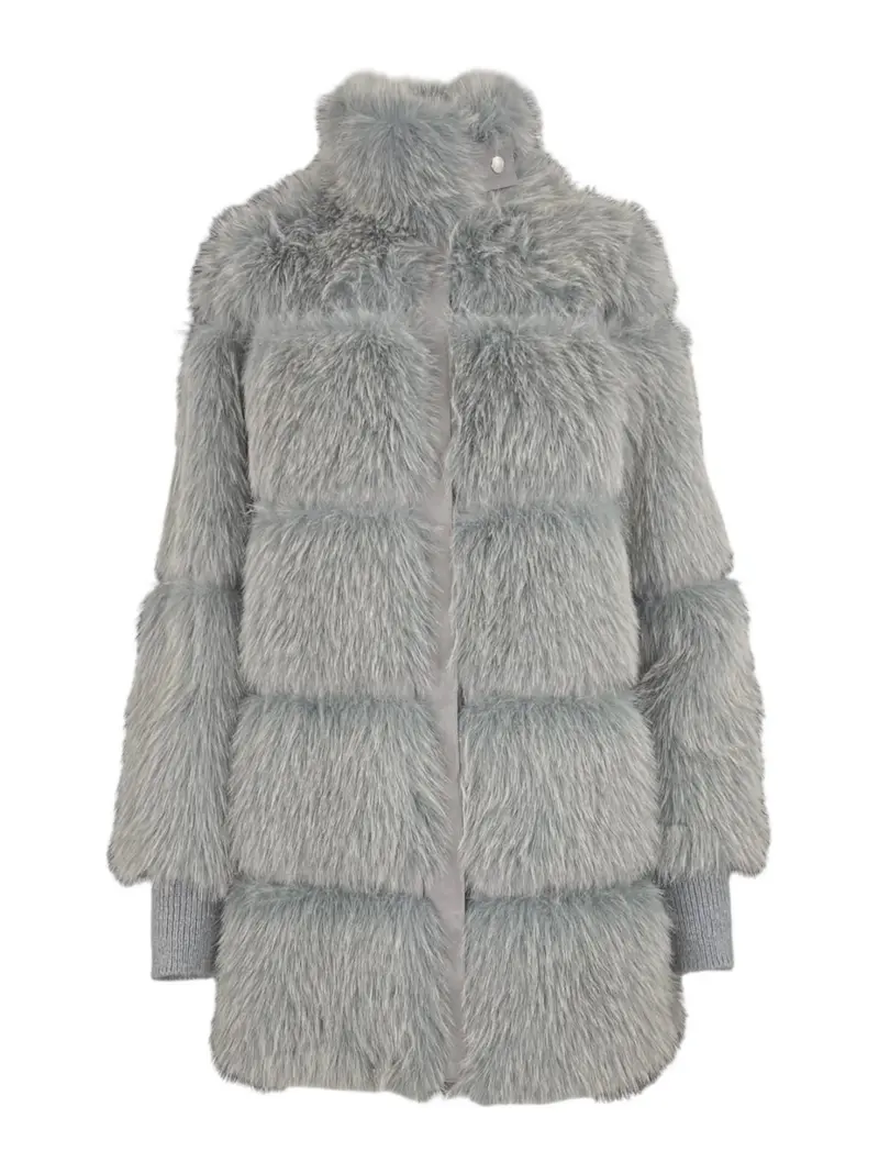 PATRIZIA PEPE Pelliccia Donna  2O0175 E077 S746 MISTERY GREY