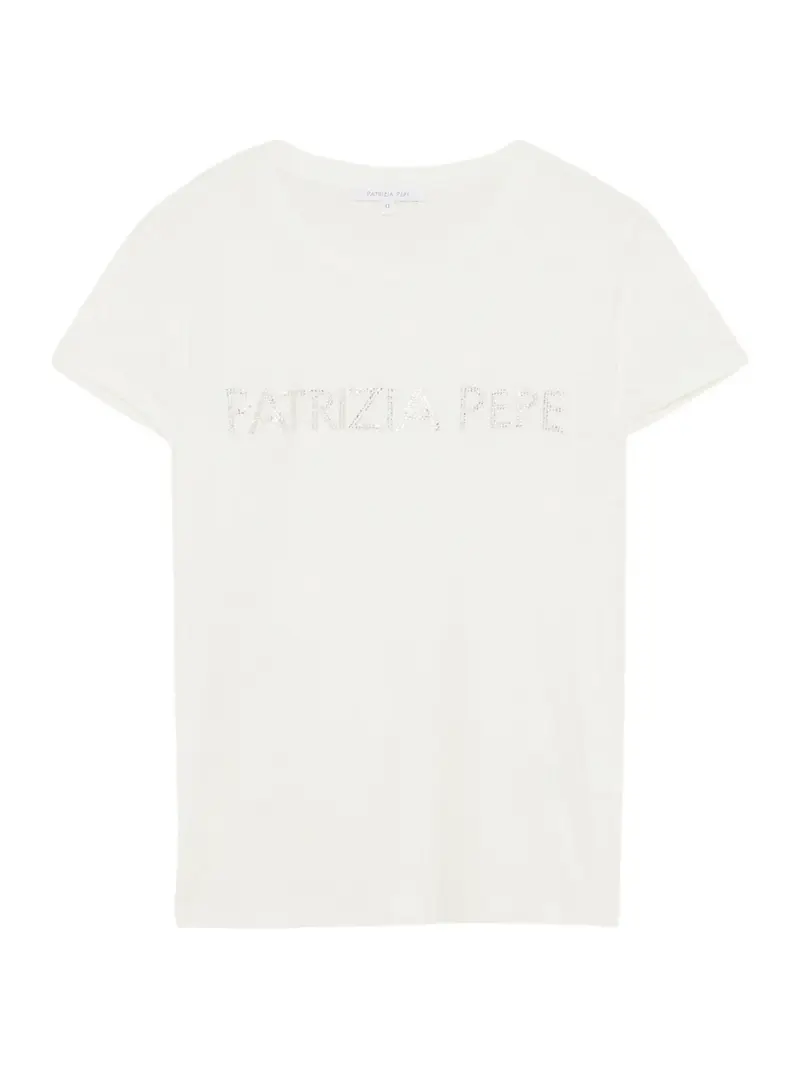PATRIZIA PEPE T-Shirt e Polo Donna CM1419 J013 W146 Bianco
