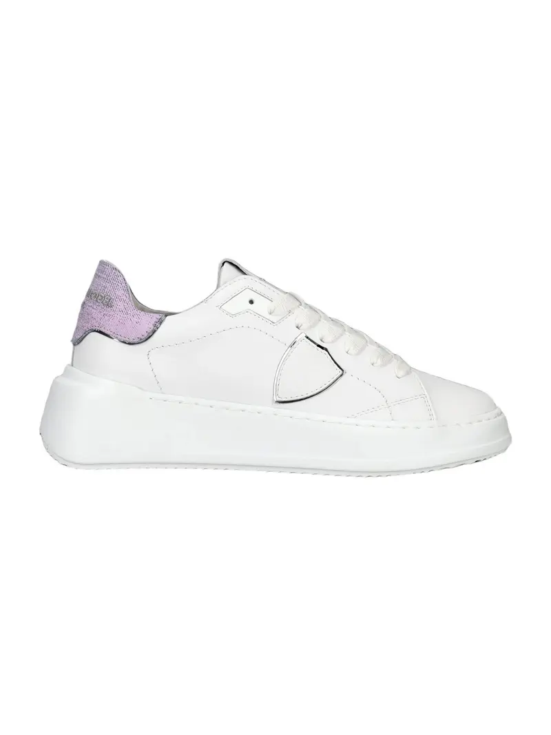 PHILIPPE MODEL Sneaker Donna Tres temple low woman BJLD VDD1 Bianco